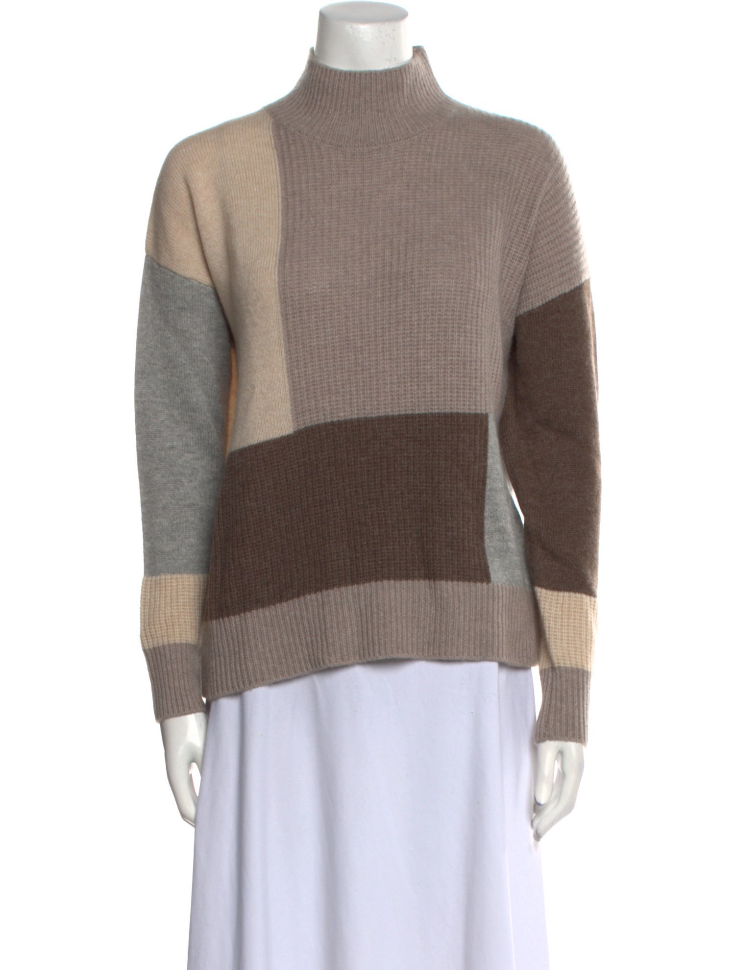 The Cashmere Project Cashmere Colorblock Pattern Sweater w/ Tags