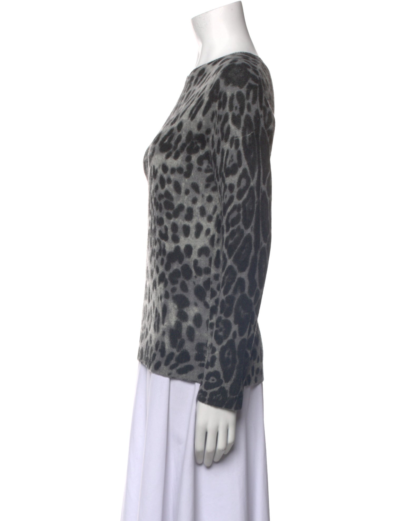 The Cashmere Project Cashmere Animal Print Sweater