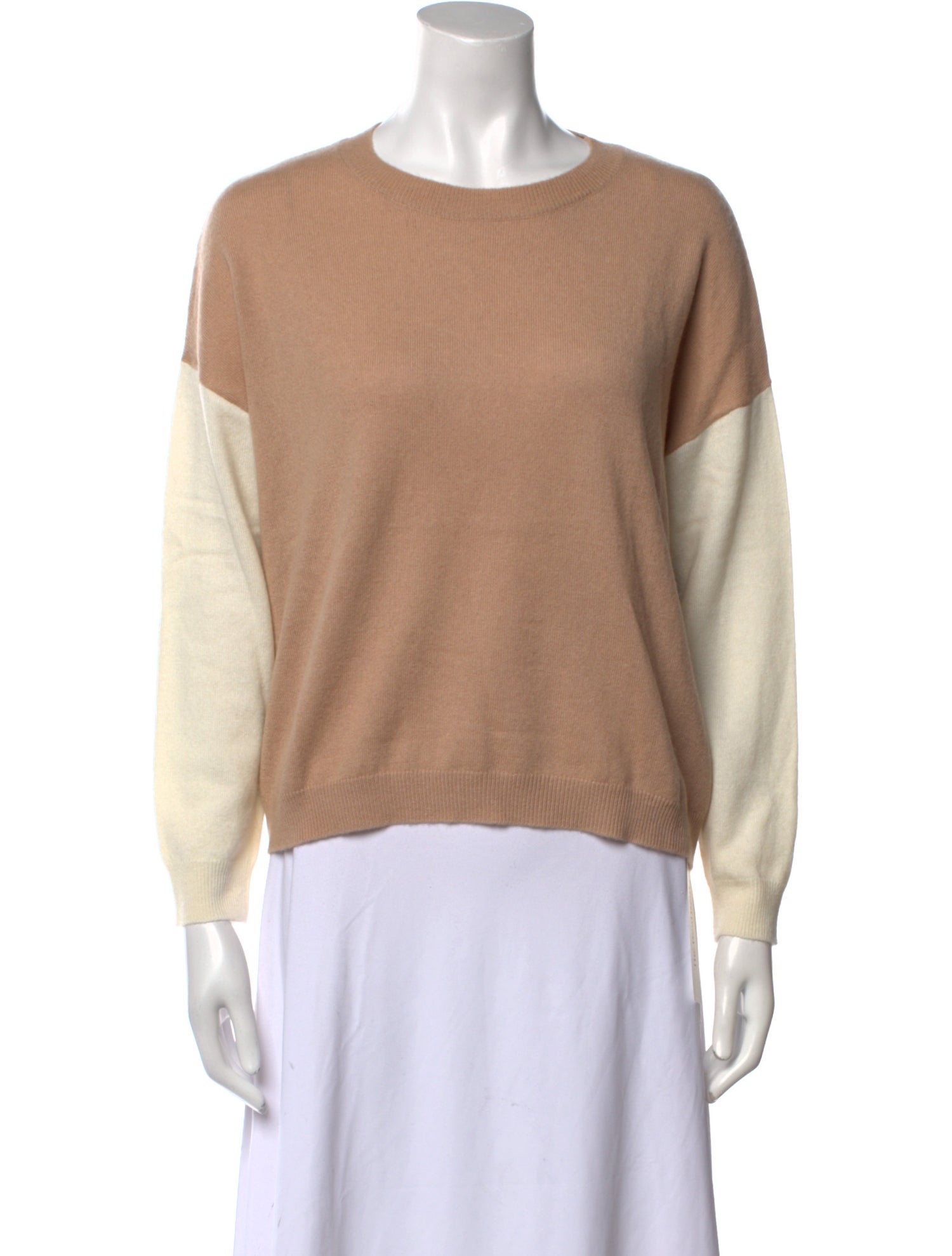 The Cashmere Project Cashmere Colorblock Pattern Sweater