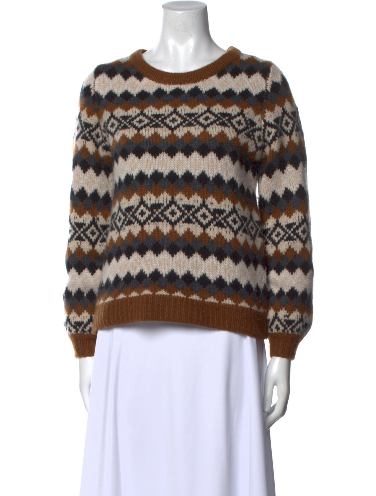 The Cashmere Project Cashmere Printed Sweater