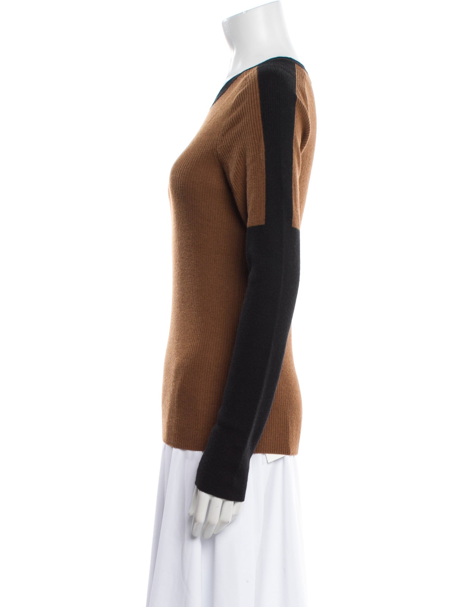 The Cashmere Project Cashmere Colorblock Pattern Sweater