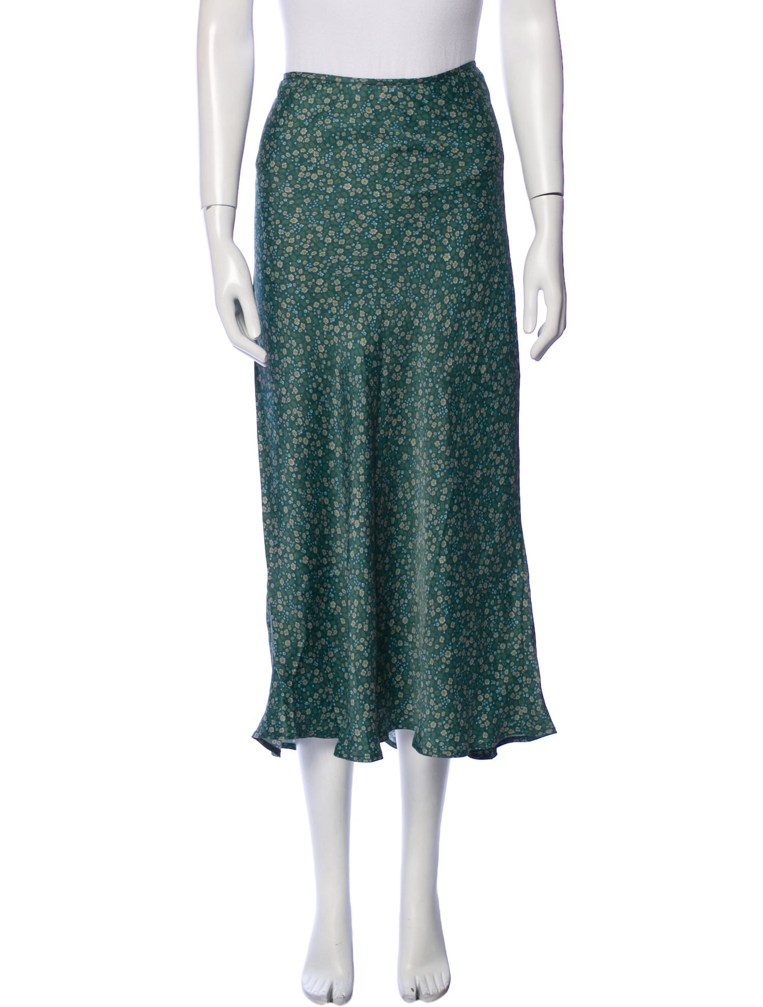 TINYCOTTONS Floral Print Midi Length Skirt