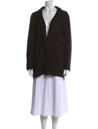 Titti Dell'Acqua Merino Wool Open Front Sweater