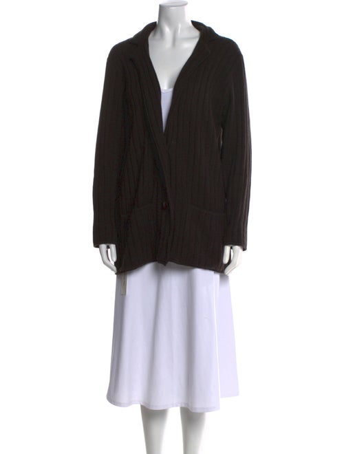 Titti Dell'Acqua Merino Wool Open Front Sweater