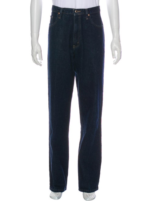 Todd Oldham Straight-Leg Jeans Blue