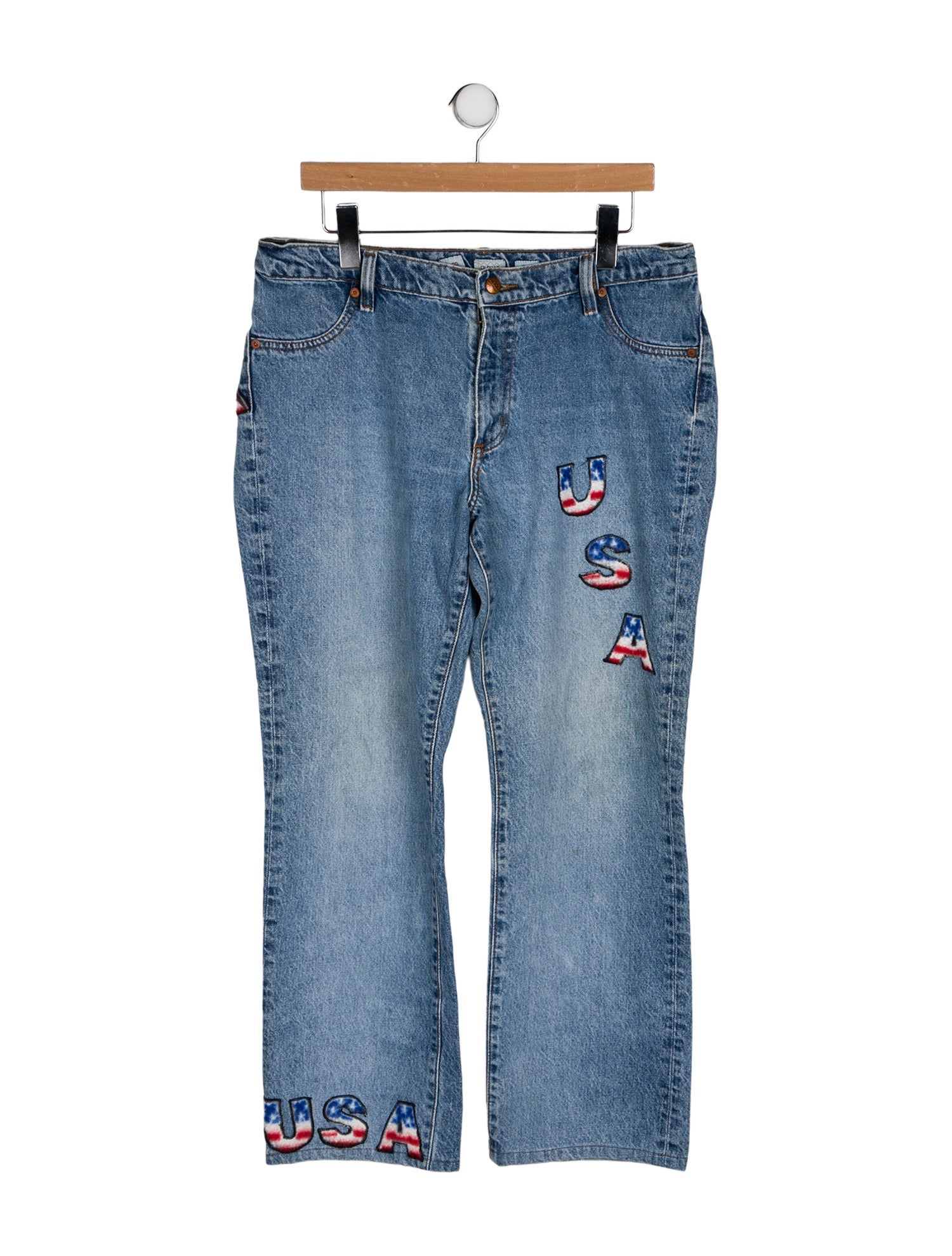 Todd Oldham Vintage Wide Leg Jeans