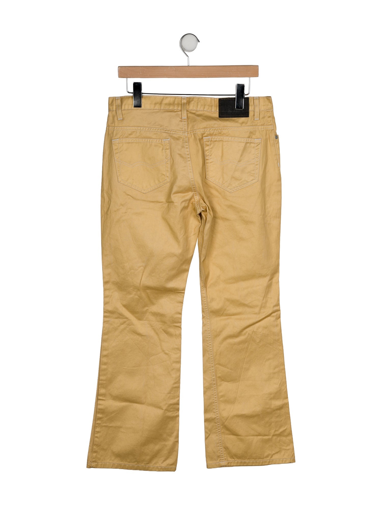 Todd Oldham Mid-Rise Wide Leg Jeans