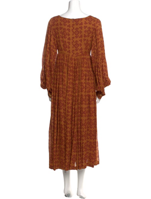 Todd Oldham Silk Long Dress