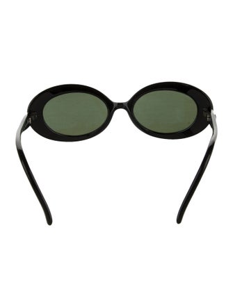 Todd Oldham Oversize Tinted Sunglasses