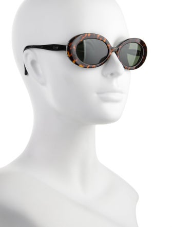 Todd Oldham Oversize Tinted Sunglasses