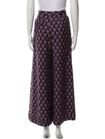 Todd Oldham Wool Wide Leg Pants