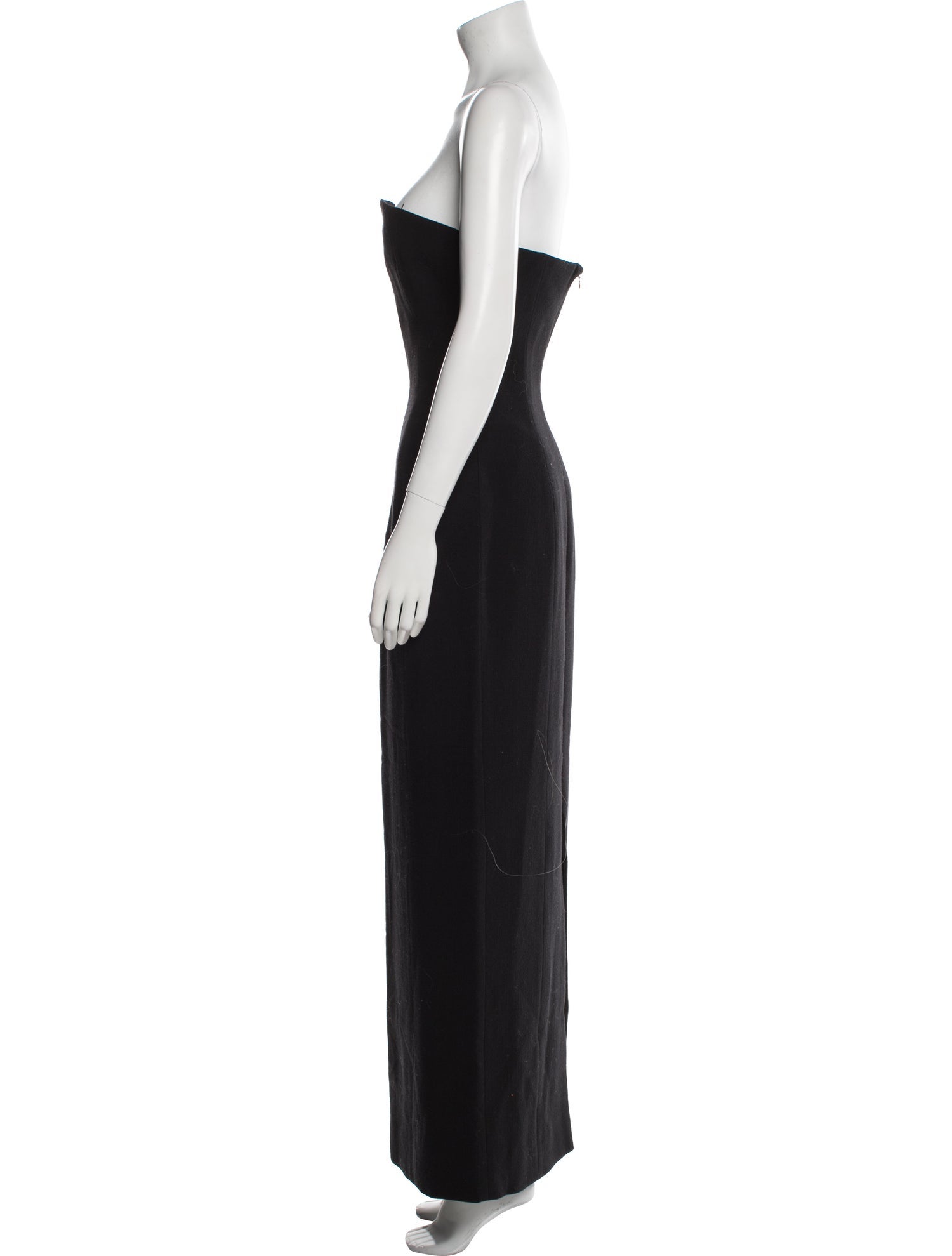 Todd Oldham Wool Long Dress