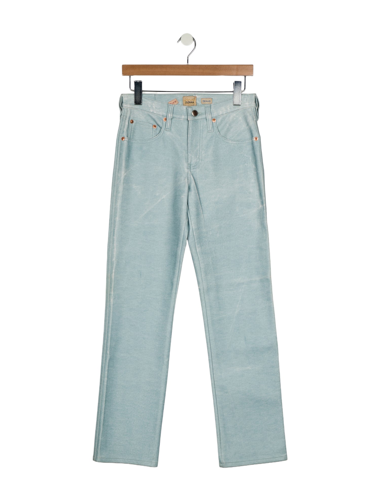 Todd Oldham Mid-Rise Straight Leg Jeans