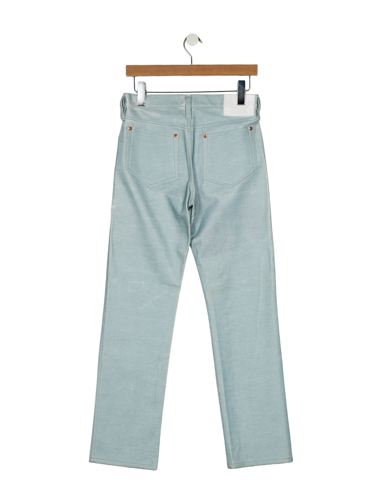 Todd Oldham Mid-Rise Straight Leg Jeans