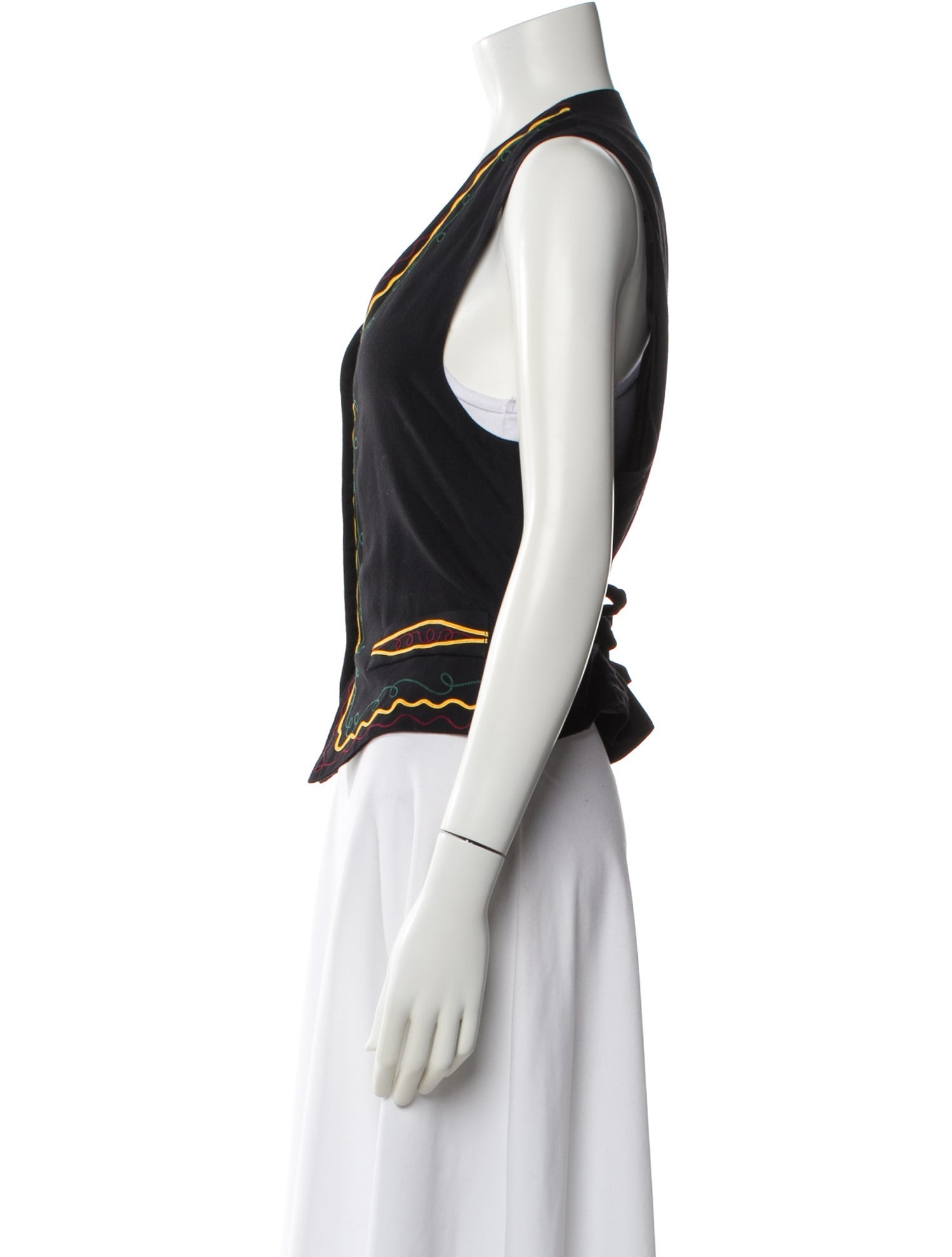 Todd Oldham Graphic Print Vest