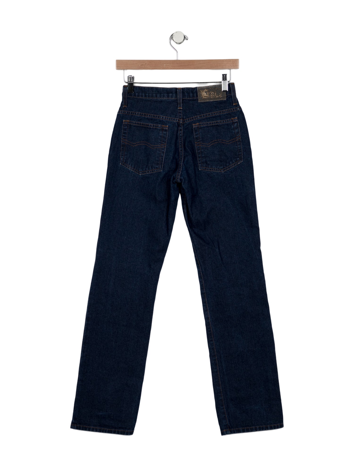 Todd Oldham Mid-Rise Straight Leg Jeans