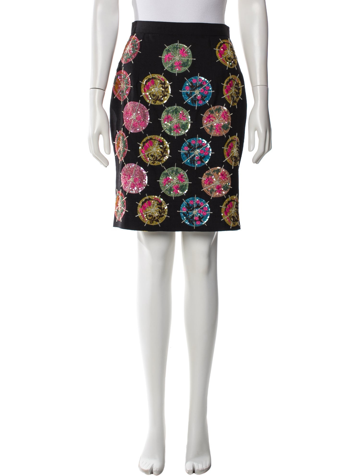 Todd Oldham Vintage Knee-Length Skirt