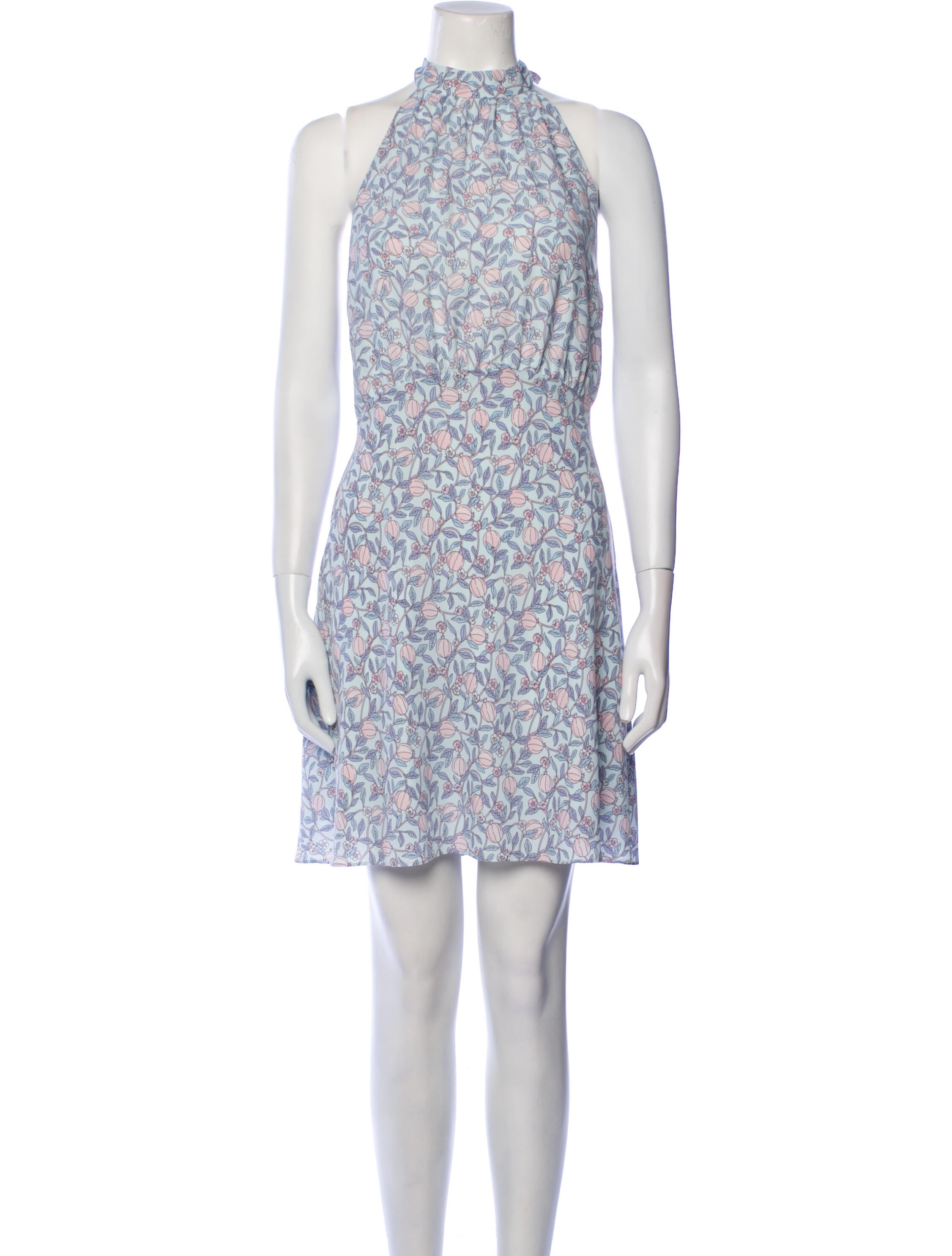 TVF for DVF Floral Print Knee-Length Dress
