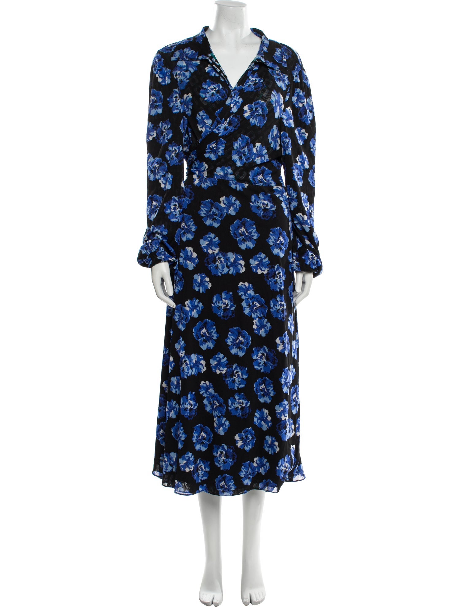 TVF for DVF Floral Print Long Dress