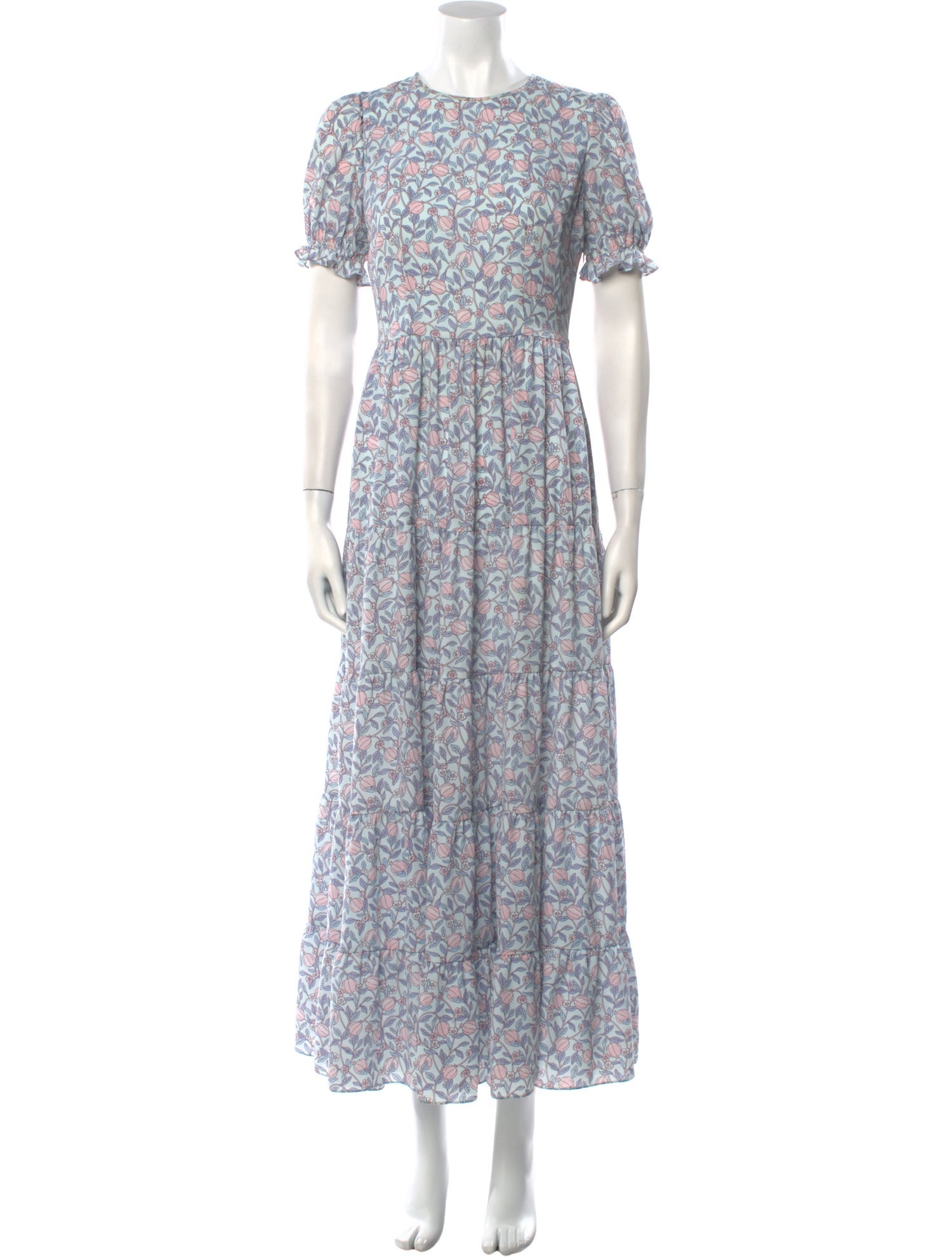 TVF for DVF Floral Print Long Dress