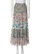 TVF for DVF Printed Midi Length Skirt
