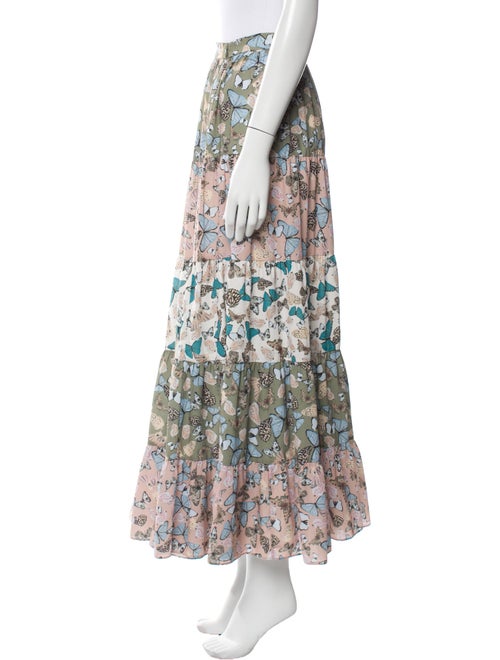 TVF for DVF Printed Midi Length Skirt