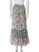 TVF for DVF Printed Midi Length Skirt