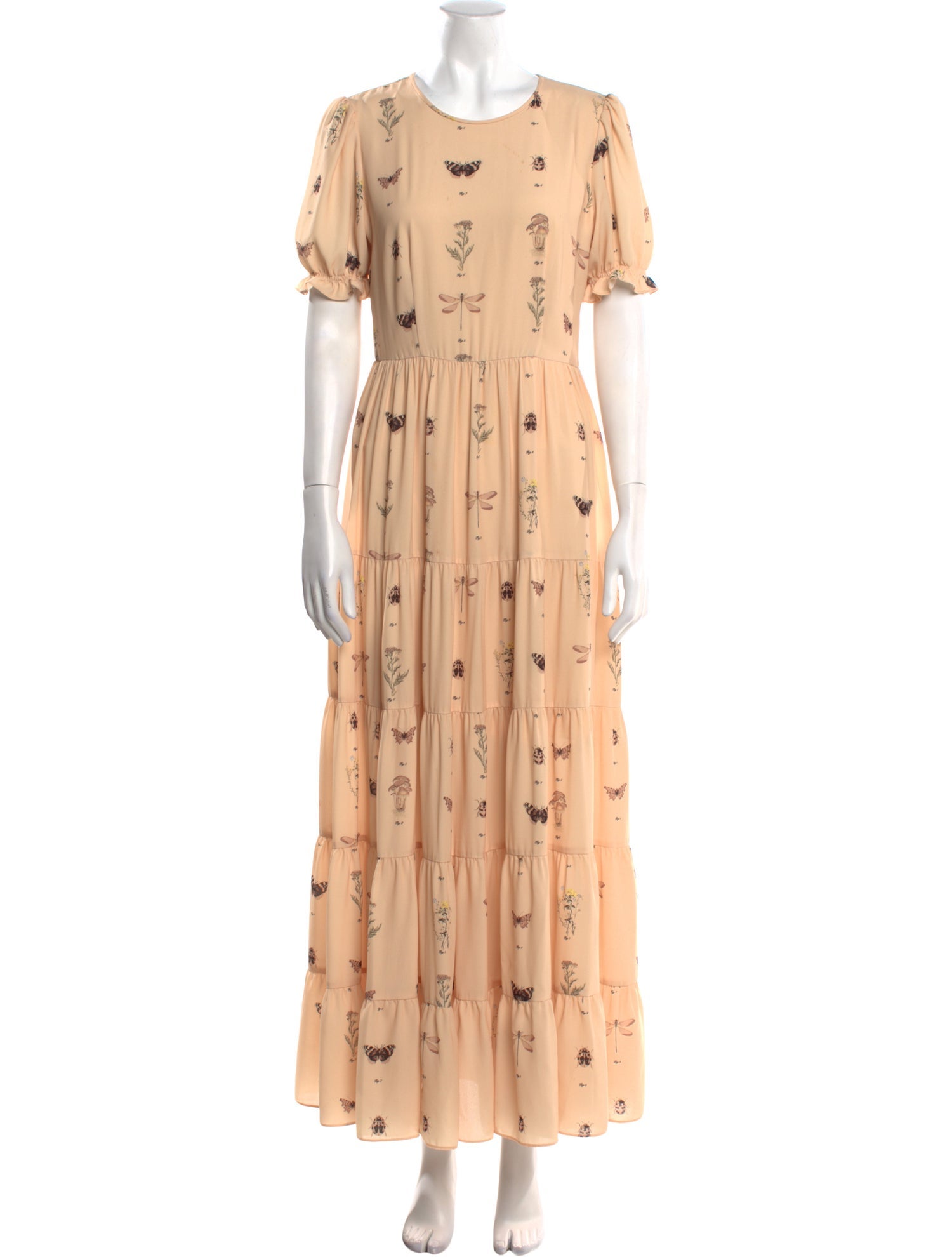 TVF for DVF Floral Print Long Dress