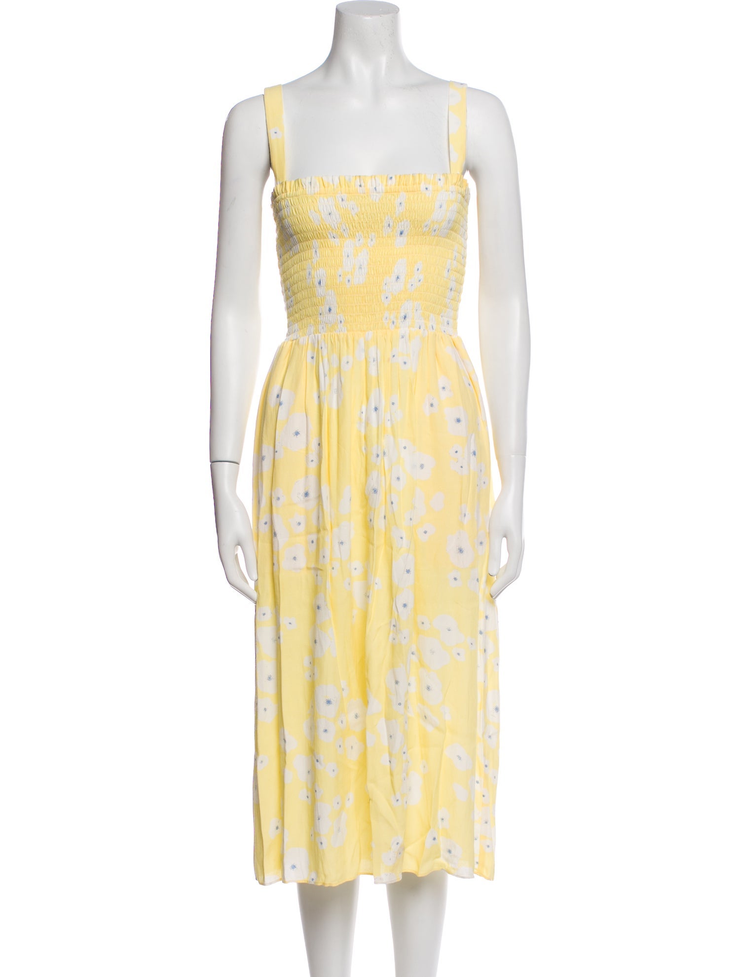 TVF for DVF Floral Print Midi Length Dress
