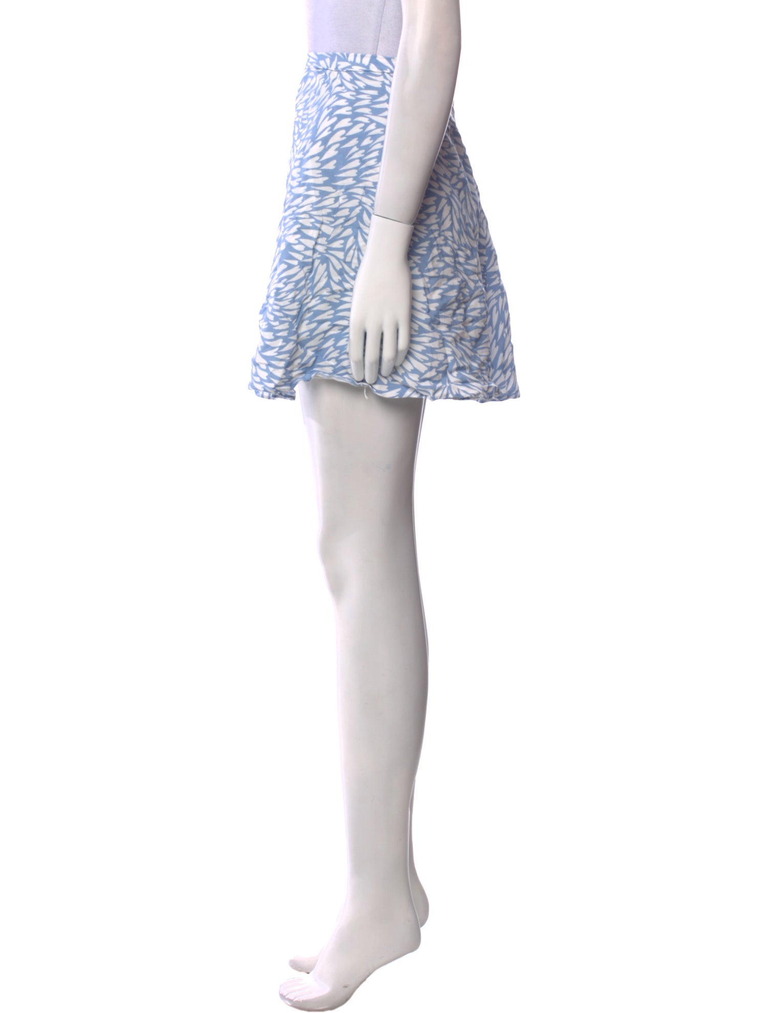 TVF for DVF Printed Mini Skirt