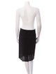 Theory Perforated Leather Skirt