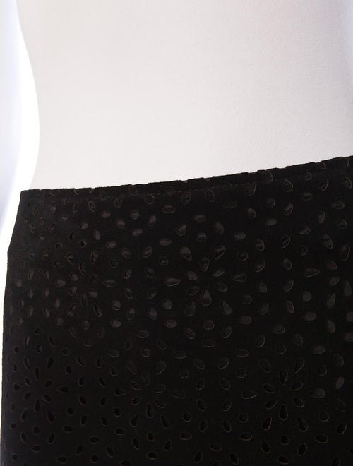 Theory Perforated Leather Skirt