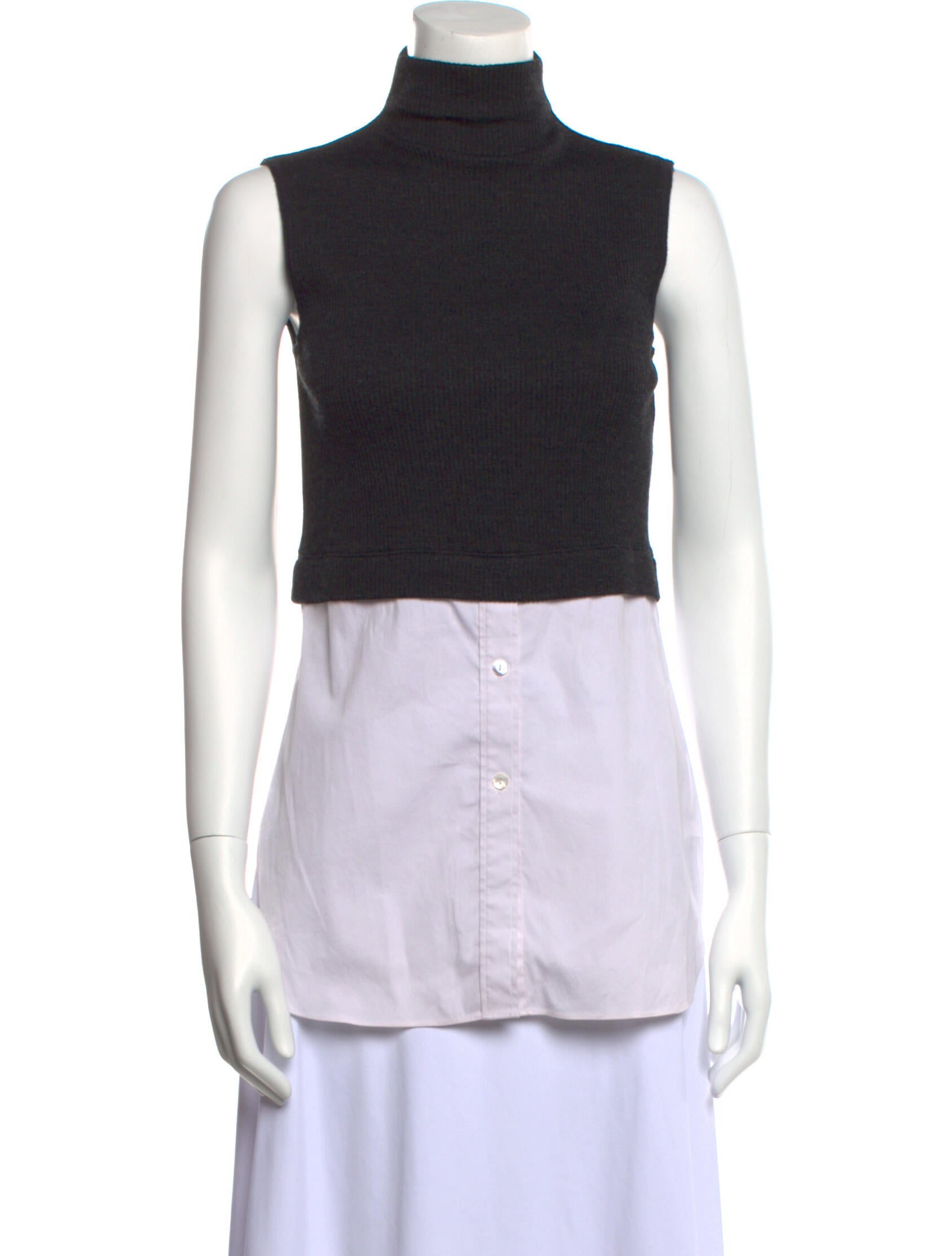 Theory Turtleneck Sleeveless Top