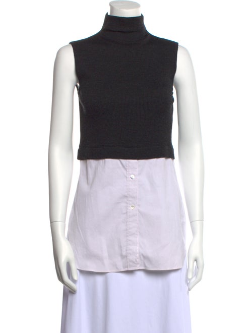 Theory Turtleneck Sleeveless Top