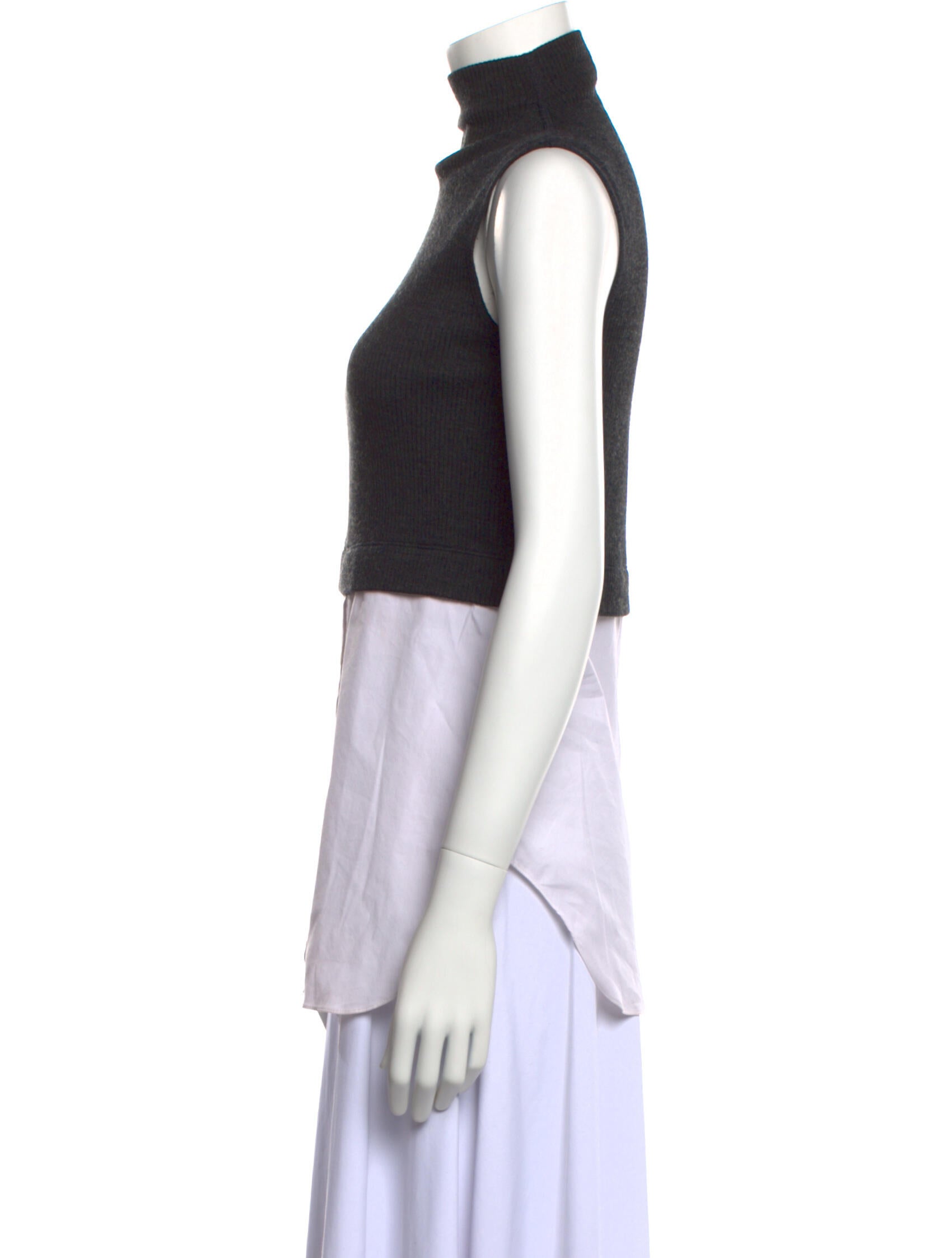 Theory Turtleneck Sleeveless Top