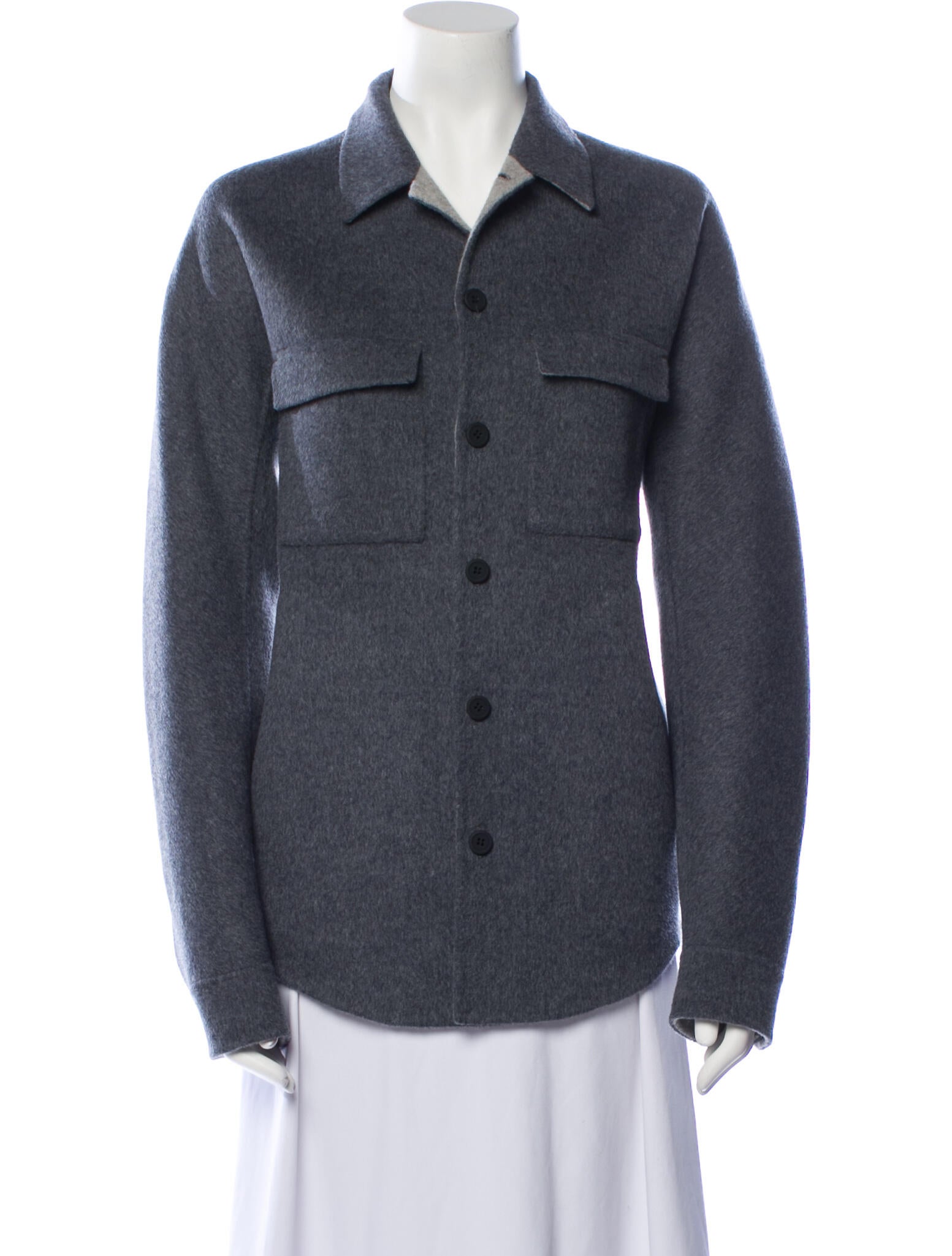 Theory Utility Jacket Grey Jackets, Clothing WTE202391 The RealReal