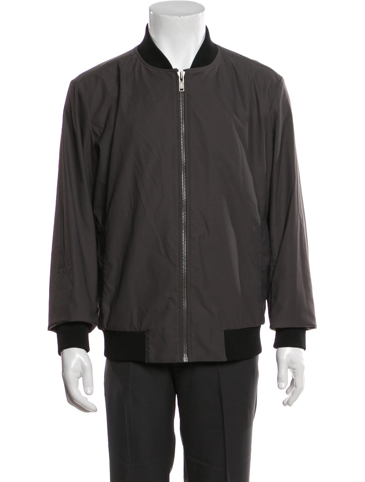 Theory Bomber Jacket Grey Outerwear, Clothing WTE202664 The RealReal