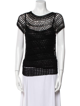 Theory Scoop Neck Short Sleeve Top