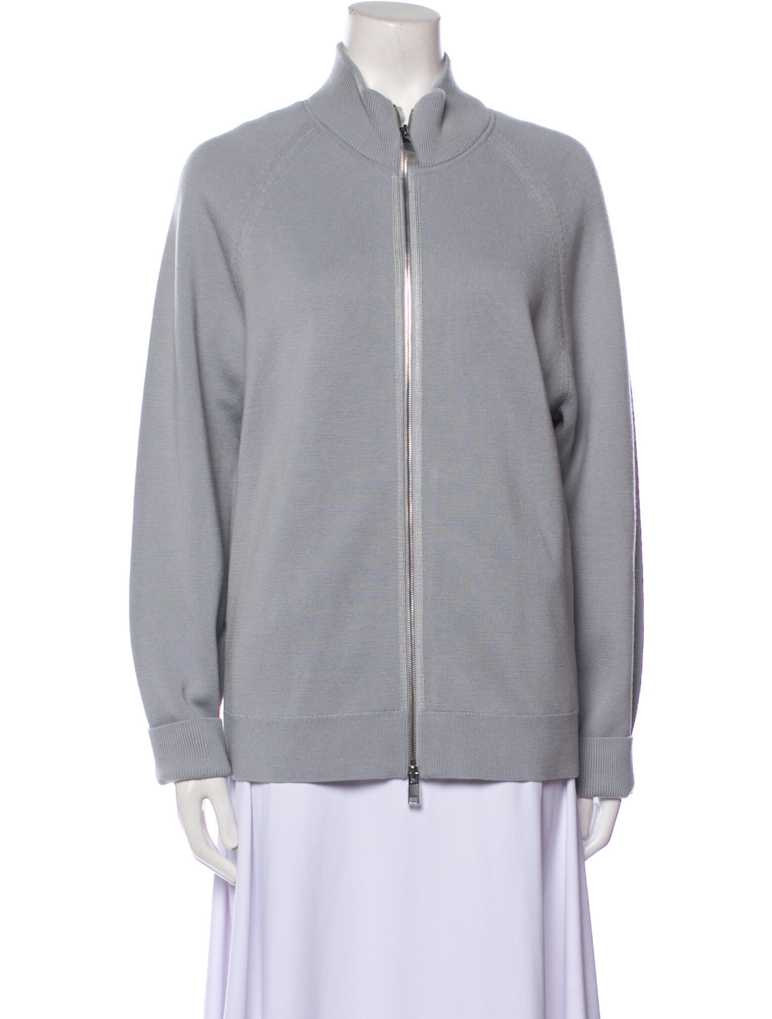 Theory Merino Wool Bomber Jacket Grey Jackets, Clothing WTE215539