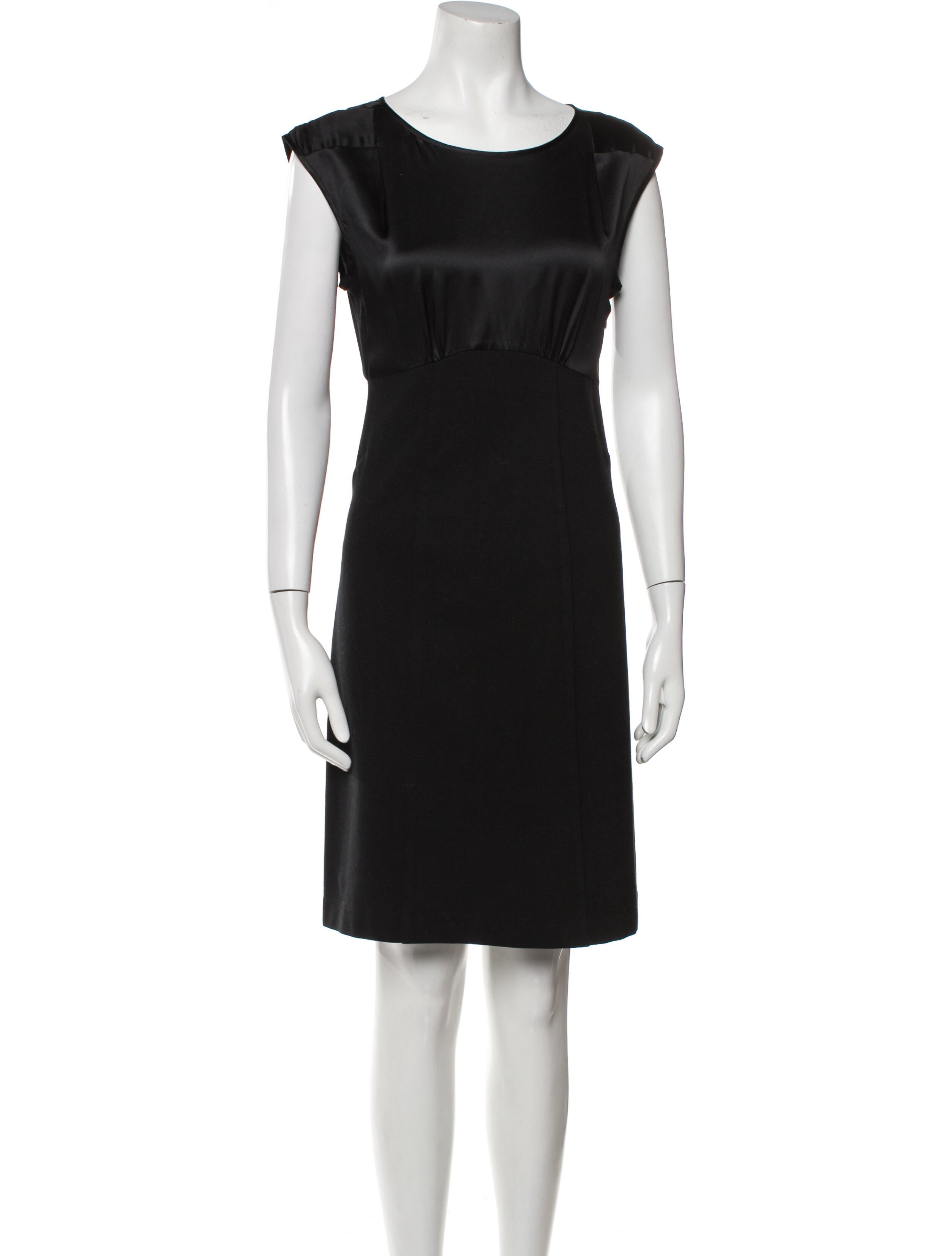 Theory Scoop Neck Knee-Length Dress