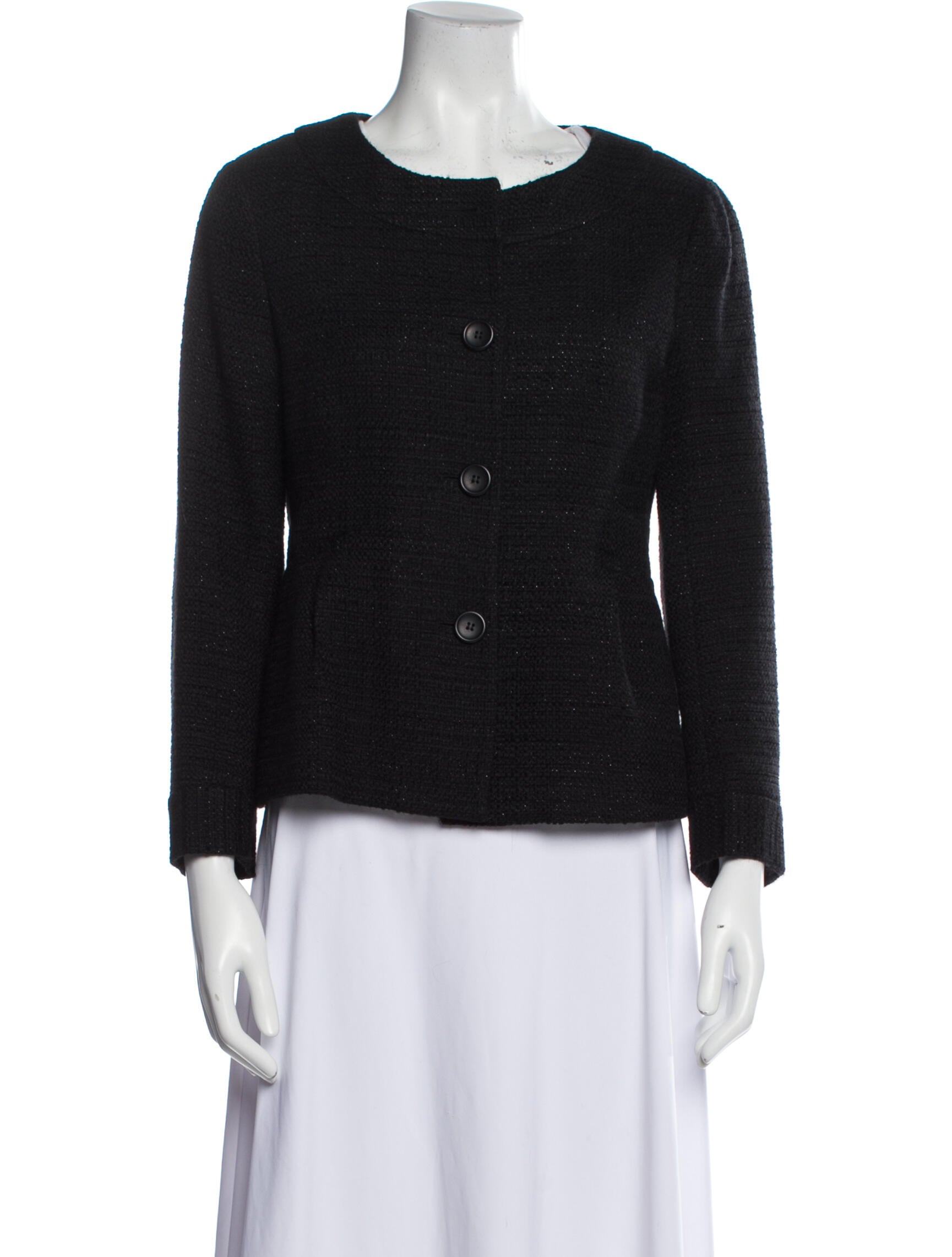 Theory Tweed Pattern Evening Jacket