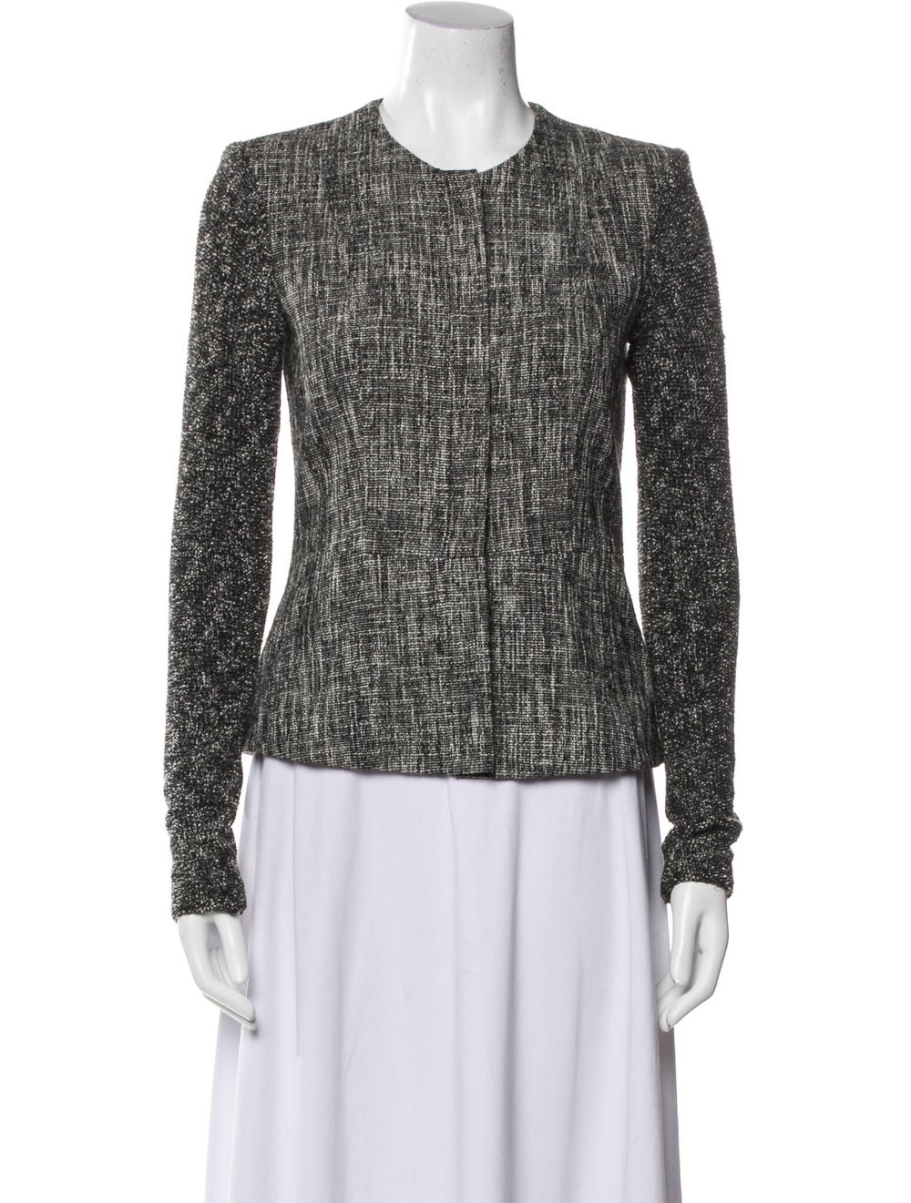 Theory Tweed Pattern Evening Jacket Gem