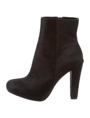 Theory Ponyhair Ankle Boots