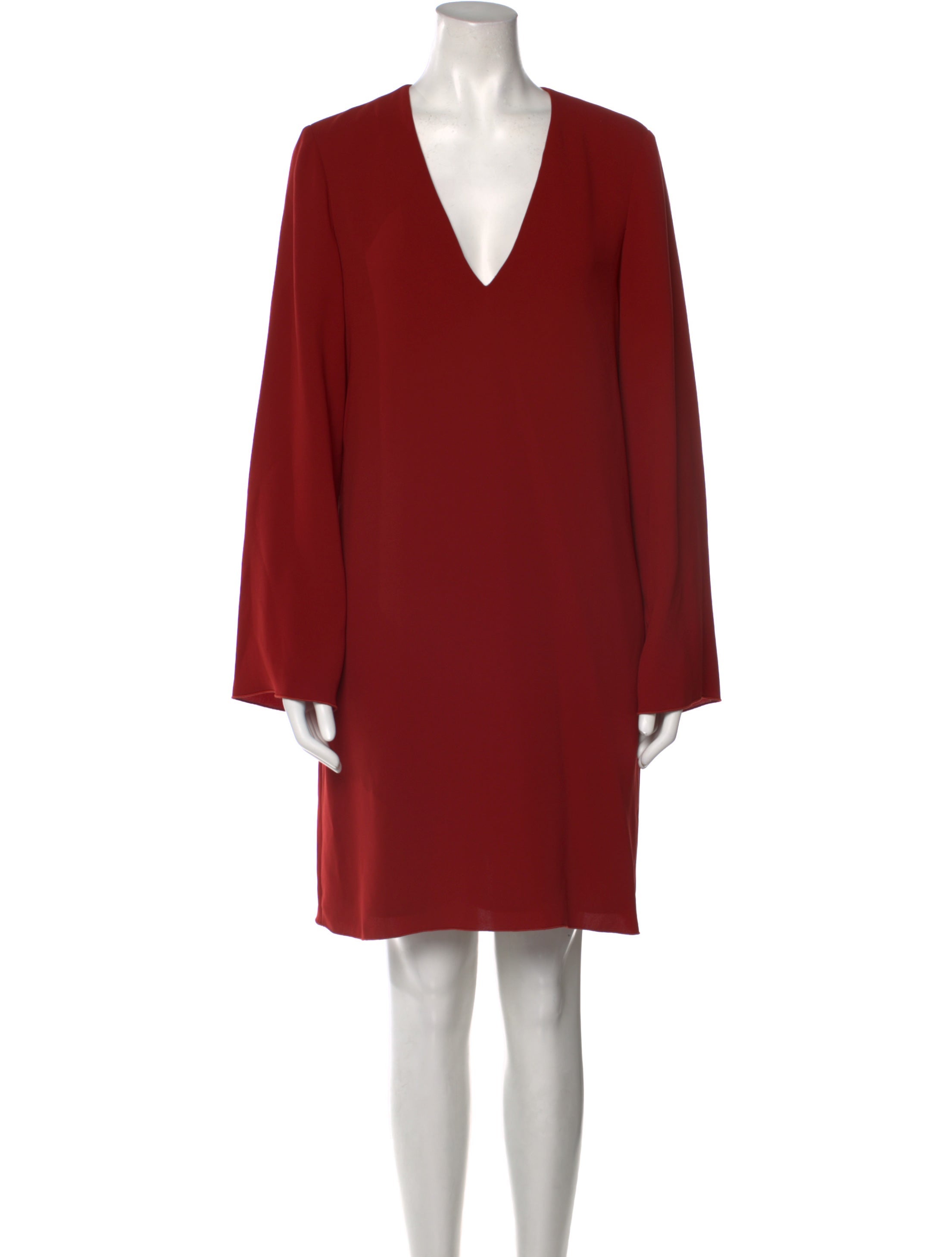 Theory V-Neck Mini Dress