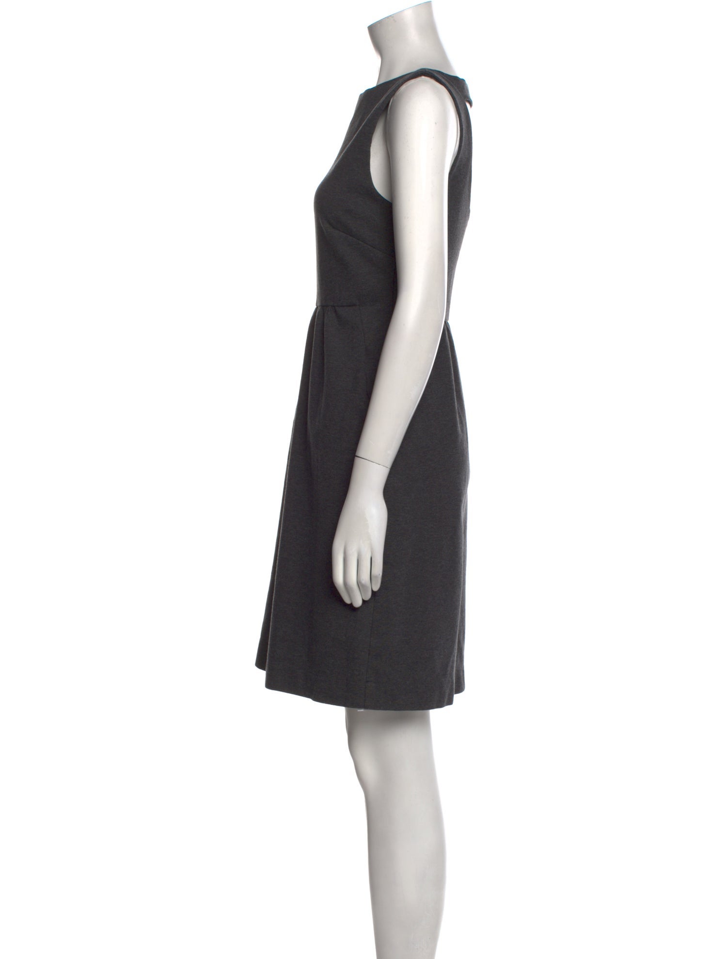 Theory Bateau Neckline Mini Dress
