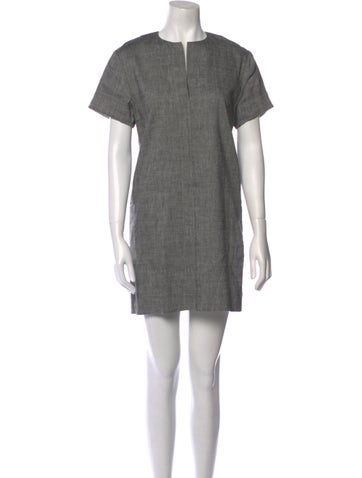 Theory Dresses Crew Neck Mini Dress Petite