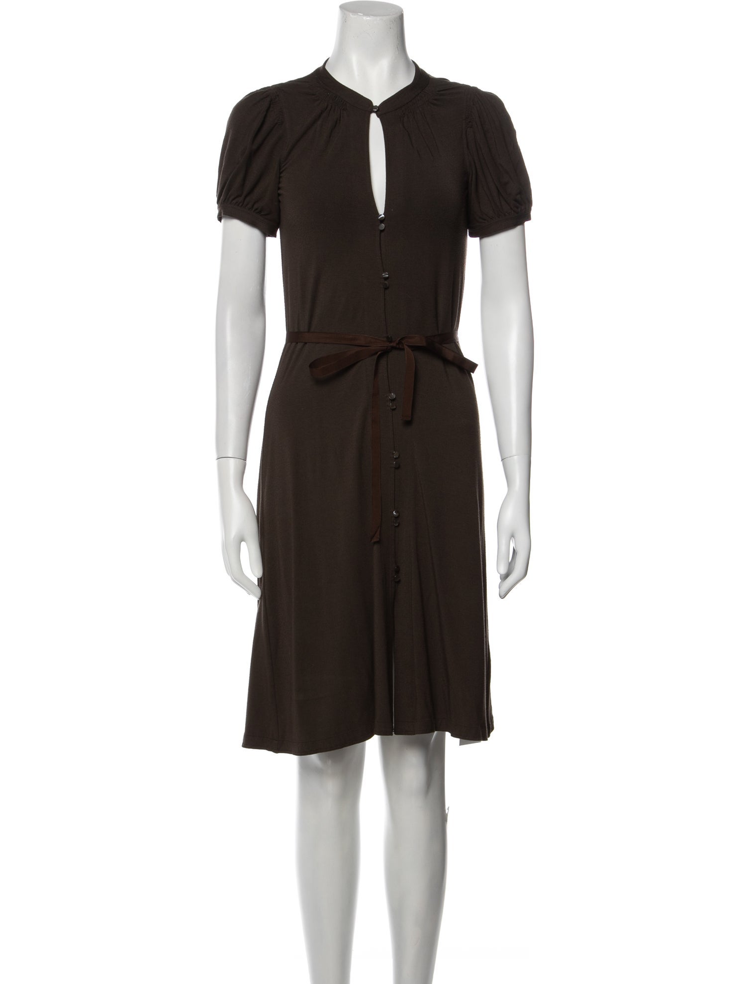 Theory Crew Neck Knee-Length Dress