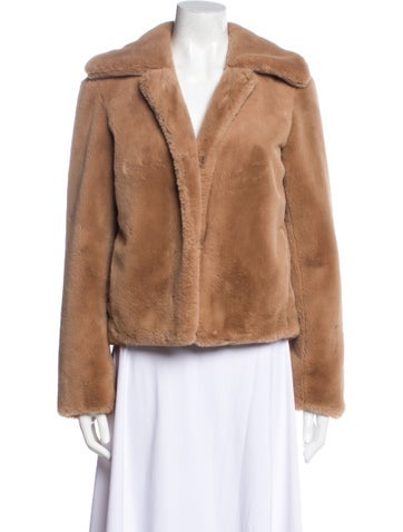 Theory Jackets Faux Fur Jacket S