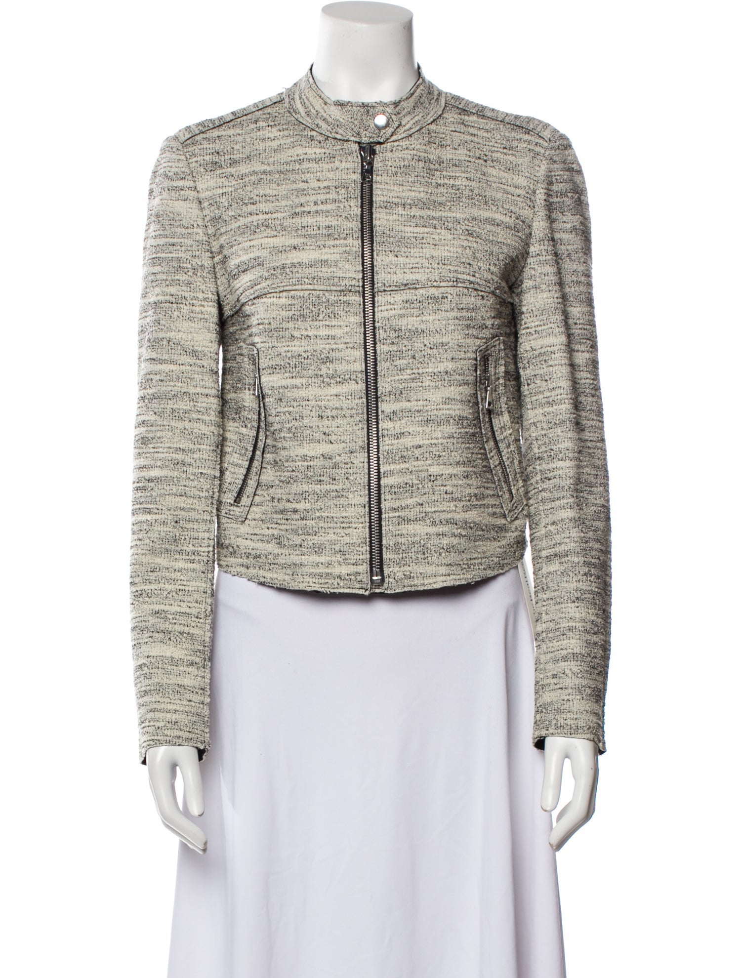 Theory Tweed Pattern Evening Jacket