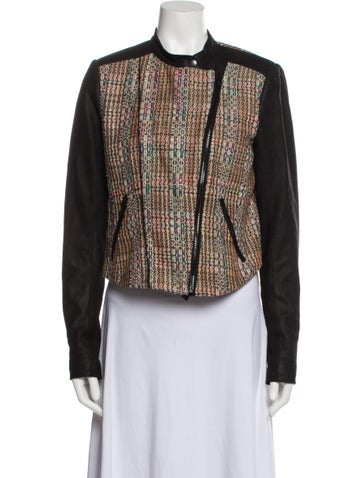 Theory Jackets Silk Printed Jacket L